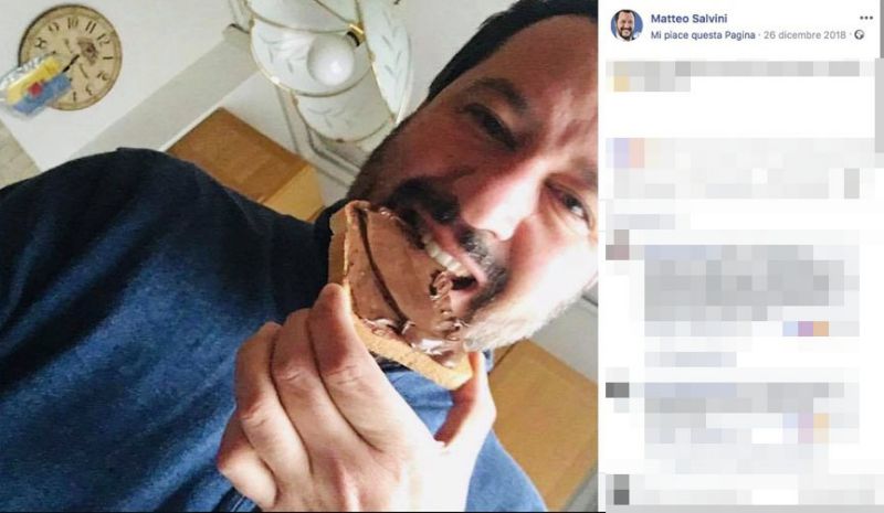 Salvini contro la Nutella per l’uso delle nocciole turche e il web insorge