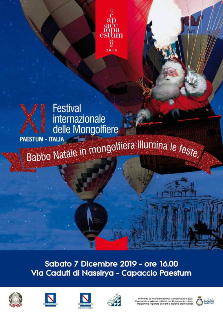 Capaccio Paestum: sabato 7 dicembre al via ‘Tutto il Natale che vuoi’