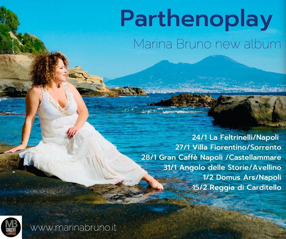‘Parthenoplay’, il nuovo album di Marina Bruno oggi a LaFeltrinelli di Napoli