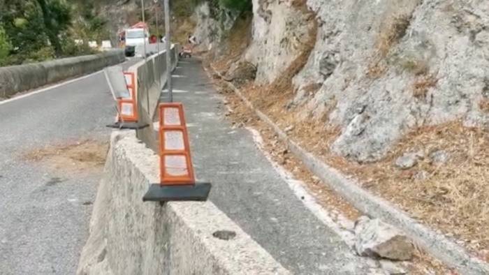 Amalfi: riaperta la strada statale 163 dopo la frana