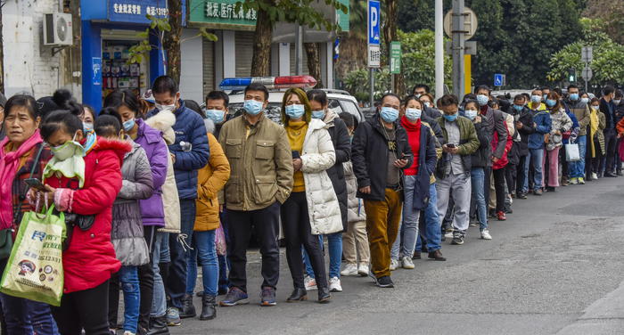 Coronavirus: 19 nuovi contagi in Cina, è record minimo
