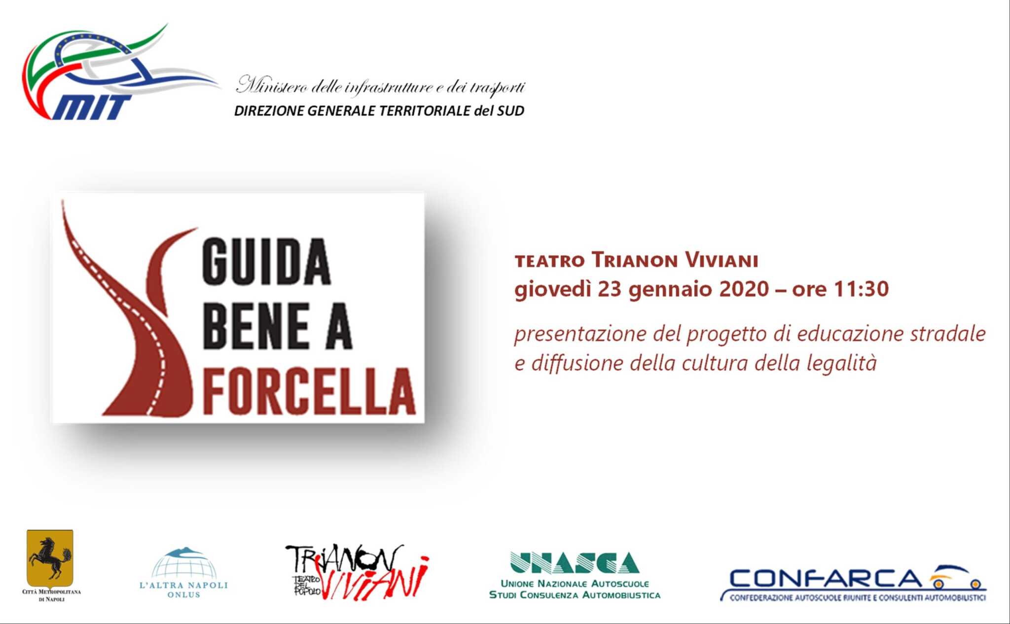 ‘Guida bene a Forcella’, il progetto di educazione stradale al Trianon Viviani