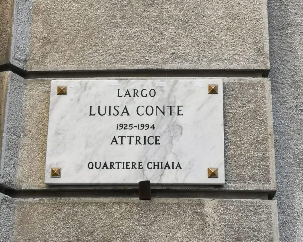Largo Luisa Conte: Napoli rende omaggio ad una sua figlia illustre