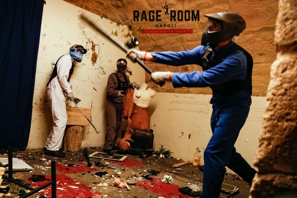 Rage Room: a Napoli apre la stanza della rabbia
