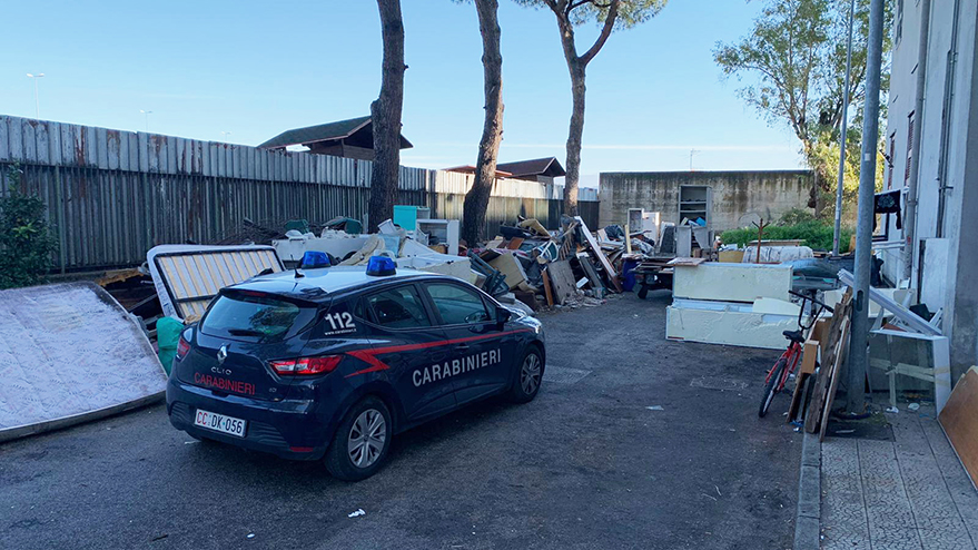 Giugliano: i carabinieri denunciano due persone per smaltimento illecito di rifiuti