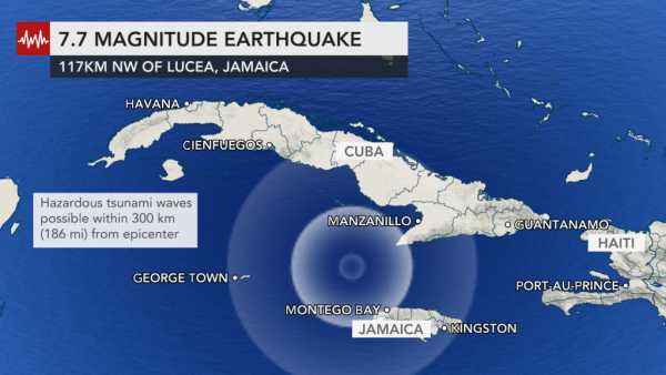 Forte scossa di terremoto tra Cuba e la Giamaica: evacuati anche alcuni edifici a Miami, pericolo Tsunami