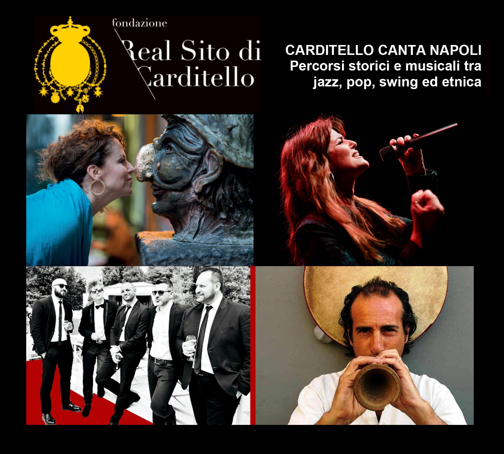 ‘Cardittello canta Napoli’, la grande musica napoletana alla Reggia di Carditello