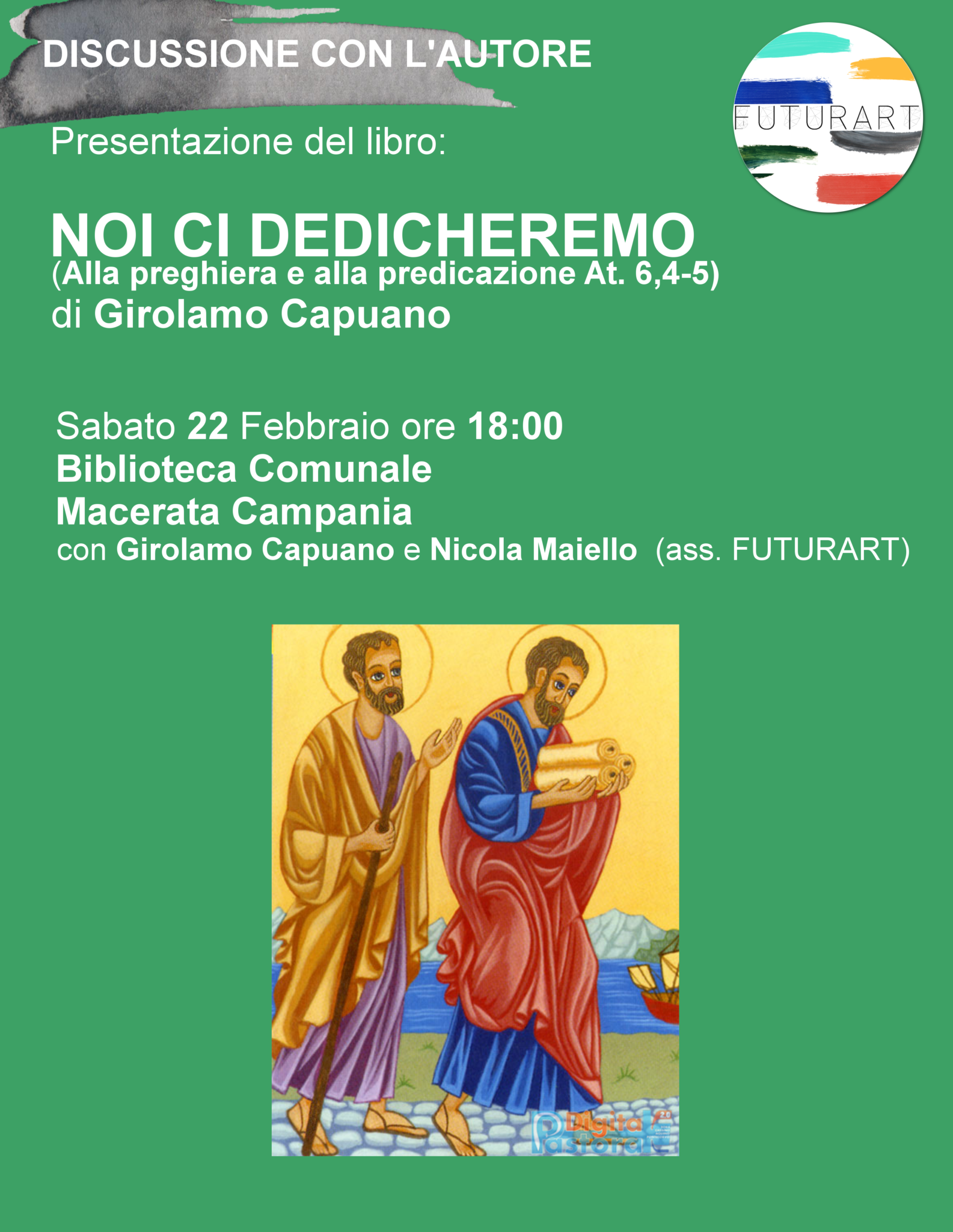 A Macerata Campania presentazione del libro ‘Noi ci dedicheremo’ di Don Girolamo Capuano