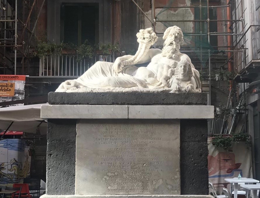 Napoli, Statua del Nilo: terminati i lavori di manutenzione sostenuti dal Museo Cappella Sansevero
