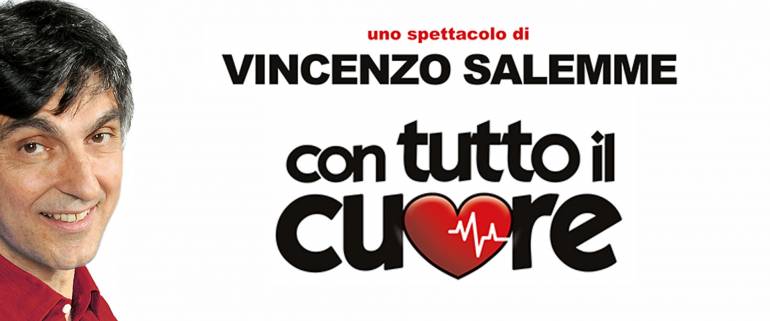 Vincenzo Salemme al Teatro Diana in ‘Con tutto il cuore’