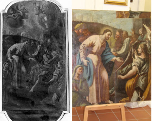 Dipinto rubato nella chiesa di Acerra ritrovato dai carabinieri e restituito alla comunità
