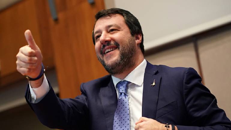 salvini a Napoli