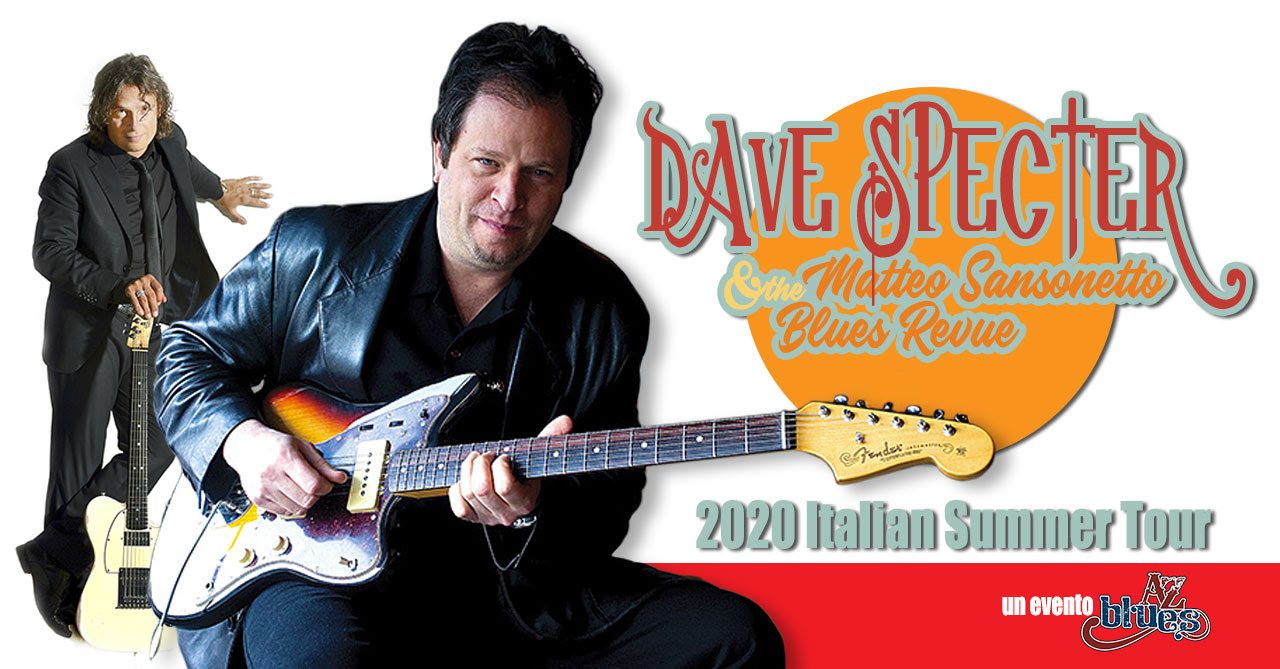 Musica. Dave Specter e la Matteo Sansonetto Blues Revue, in Italia a luglio 2020