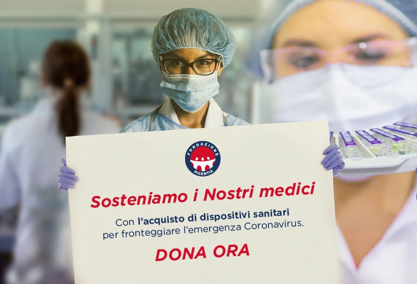 Coronavirus: al via la campagna: ‘Sosteniamo i nostri medici’