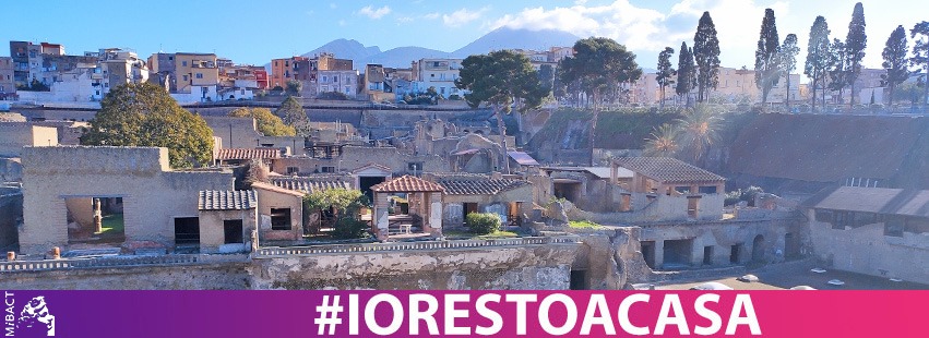 I Lapilli del Parco Archeologico di Ercolano #iorestoacasa.  Il Parco entra nelle vostre case