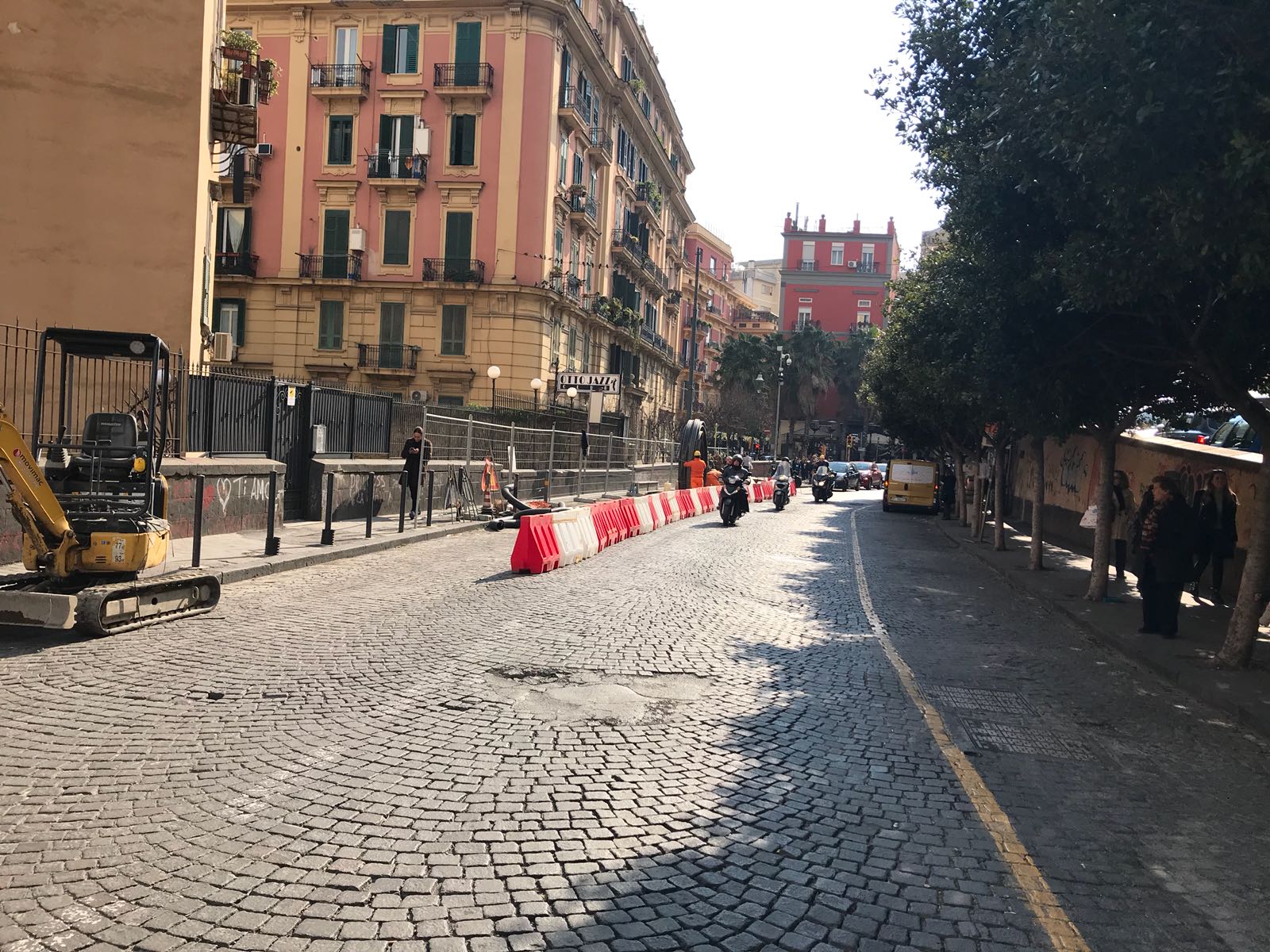 Napoli, completata la prima parte dei lavori su corso Vittorio Emanuele