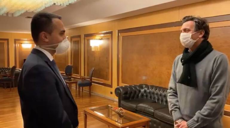 Di Maio riceve il comandante della Diamond: ‘Siete esempio per l’Italia’. Arma: ‘Abbiamo fatto il nostro dovere’