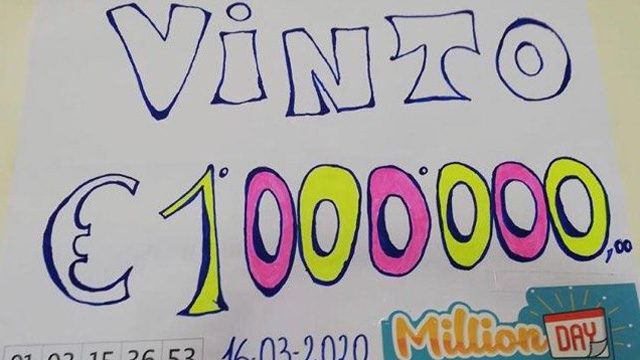 Million Day, vinto 1 milione di euro in provincia di Benevento