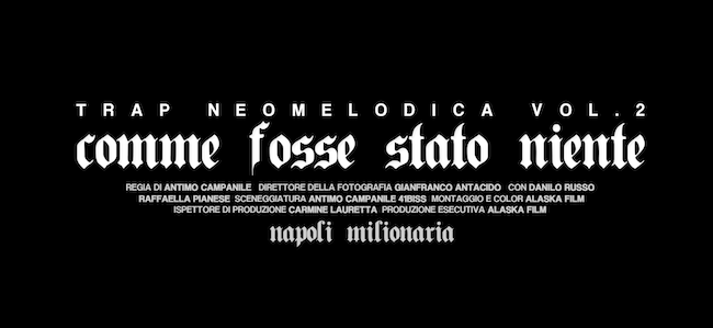 Napoli Milionaria: esce oggi il video singolo “Come fosse stato niente”
