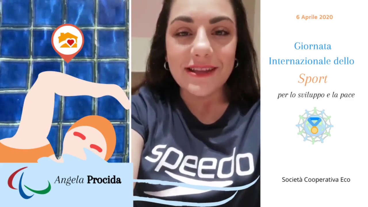 Il videotutorial per gli sportivi paralimpici della stabiese Angela Procida, argento mondiale nel nuoto
