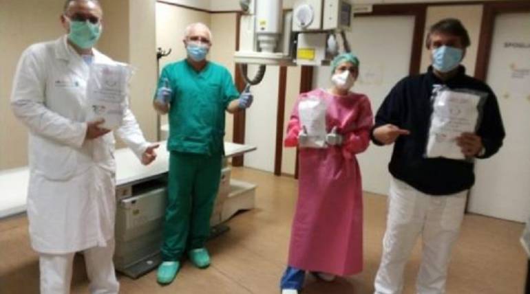I genitori del Primo Circolo Didattico di Nocera Superiore donano mascherine all’ospedale