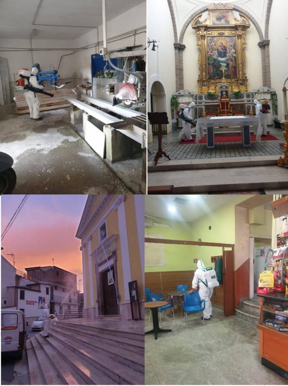 Macerata Campania: accordo tra Comune e Lavi Servce per sanificazione di 30 esercizi commerciali e 3 chiese