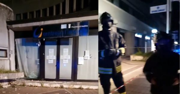 Ordigno esploso davanti al Centro impiego di Avellino: c’è la pista politica