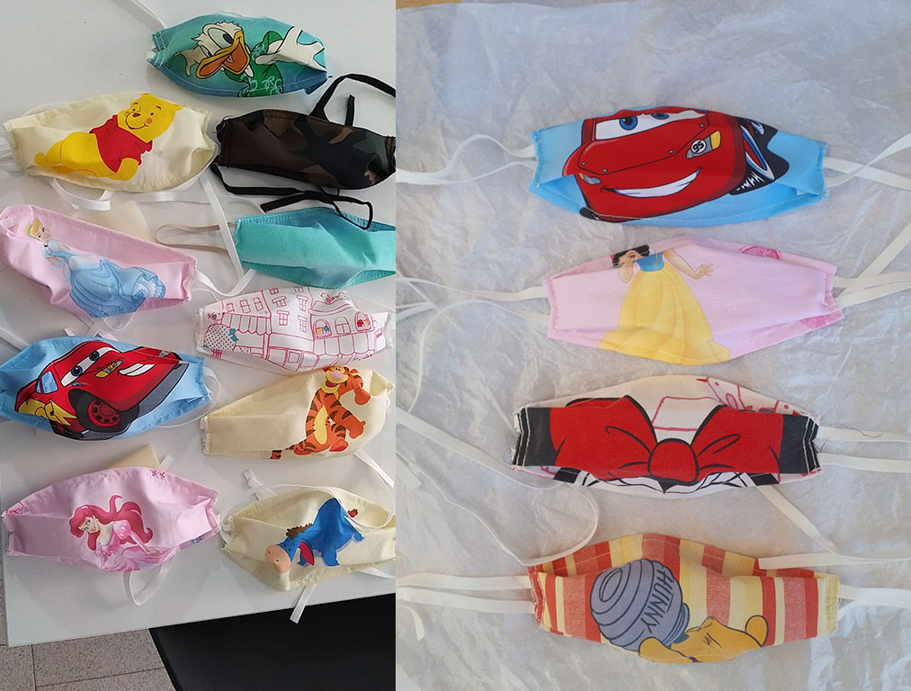 Napoli: consegnate altre 200 mascherine pediatriche, colorate e con disegni Disney al Santobono