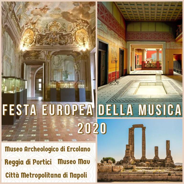 Festa europea della Musica 2020 in streaming dal Parco Archeologico di Ercolano