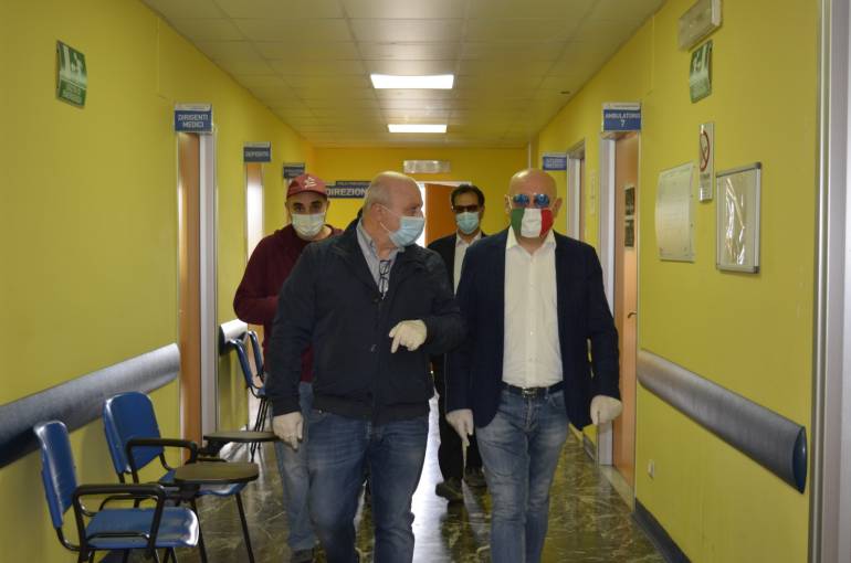 Ospedale di Scafati. Le donazioni di Longobardi, Coppola, Rispoli e Inserra di grande aiuto per la lotta al Covid