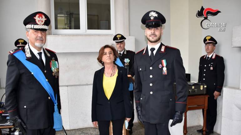 Prestigiosa onorificenza per Pasquale Casertano, il carabiniere ferito nell’agguato di Cagnano Varano