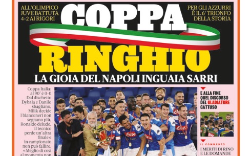 Panini: figurina extra per la vittoria del Napoli in Coppa Italia