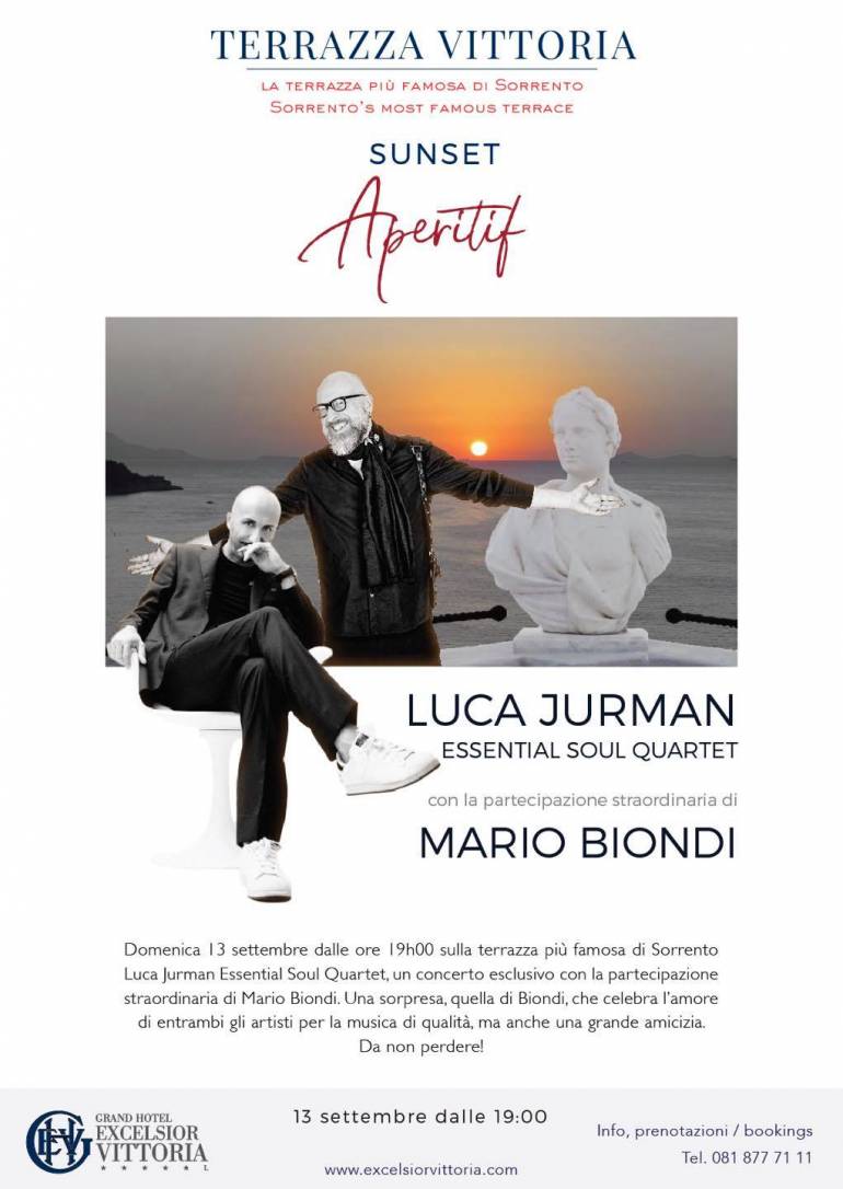Luca Jurman e Mario Biondi in concerto a Sorrento