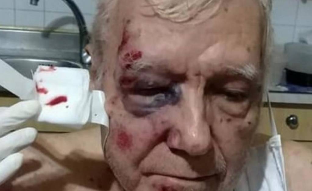 anziano picchiato salerno