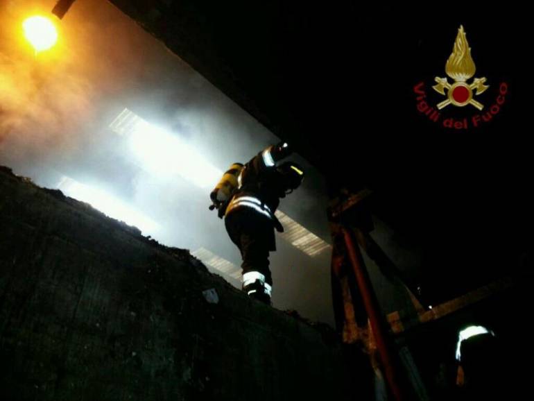 Terzo incendio in stir Casalduni, non si esclude il dolo