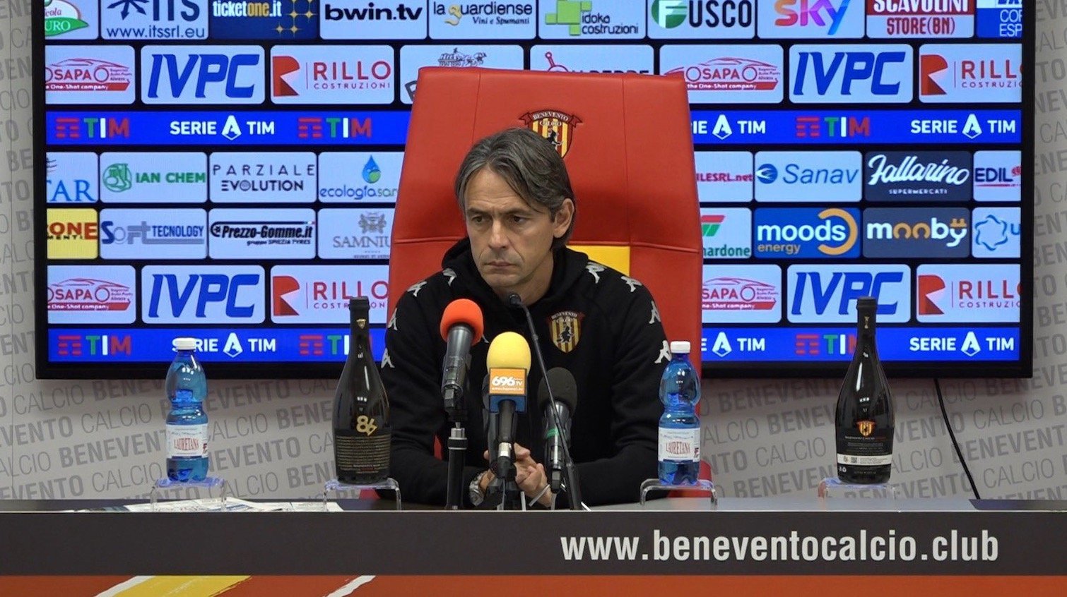 Benevento, Inzaghi: “Non meritavamo di perdere ma bravi lo stesso”