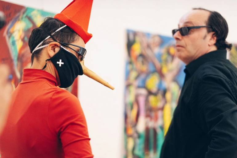 Ischia Street Art, Social Distancing Vol. I – ‘L’Arte Contemporanea è un Burattino di Legno’