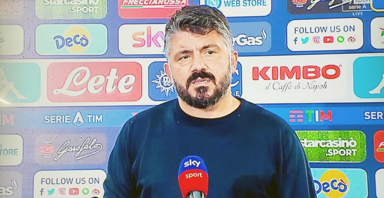 Il messaggio di Gattuso ai napoletani: ‘Tristi per Maradona, ma ora serve buon senso, basta assembramenti’