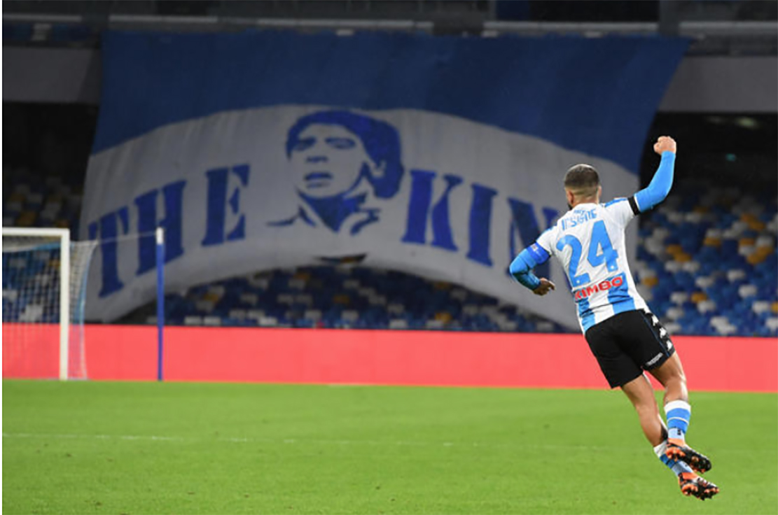 Il Napoli travolge la Roma nel segno di Maradona