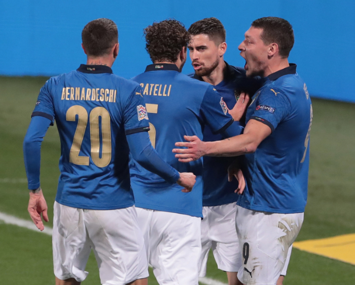 L'Italia batte 2-0 la Polonia con Jorginho e Berardi