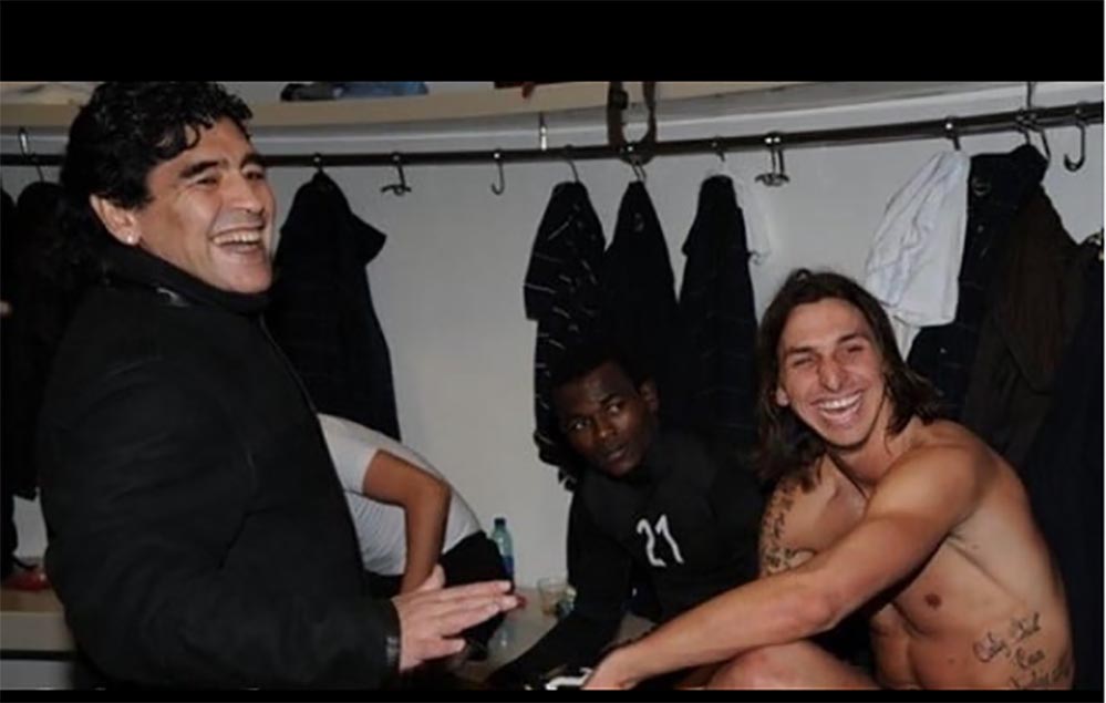 Maradona, Ibrahimovic: ‘Non è morto, è immortale’