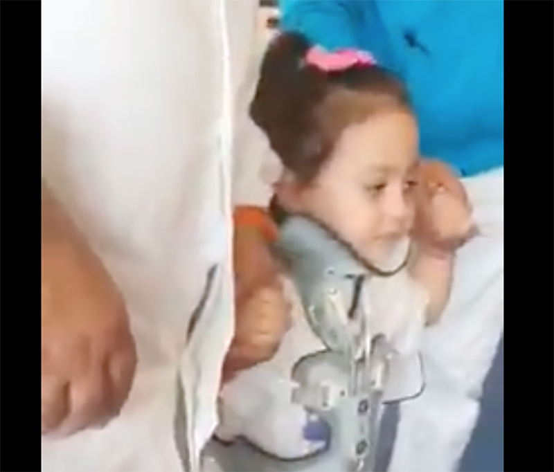 Napoli, in attesa dell’appello la mamma della piccola Noemi chiede giustizia e mostra pubblicamente il video delle condizioni in cui si trova la figlia