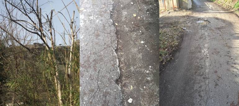 Sarno, via Seconda Carrara Castagnitiello: degrado e incuria regnano sovrani