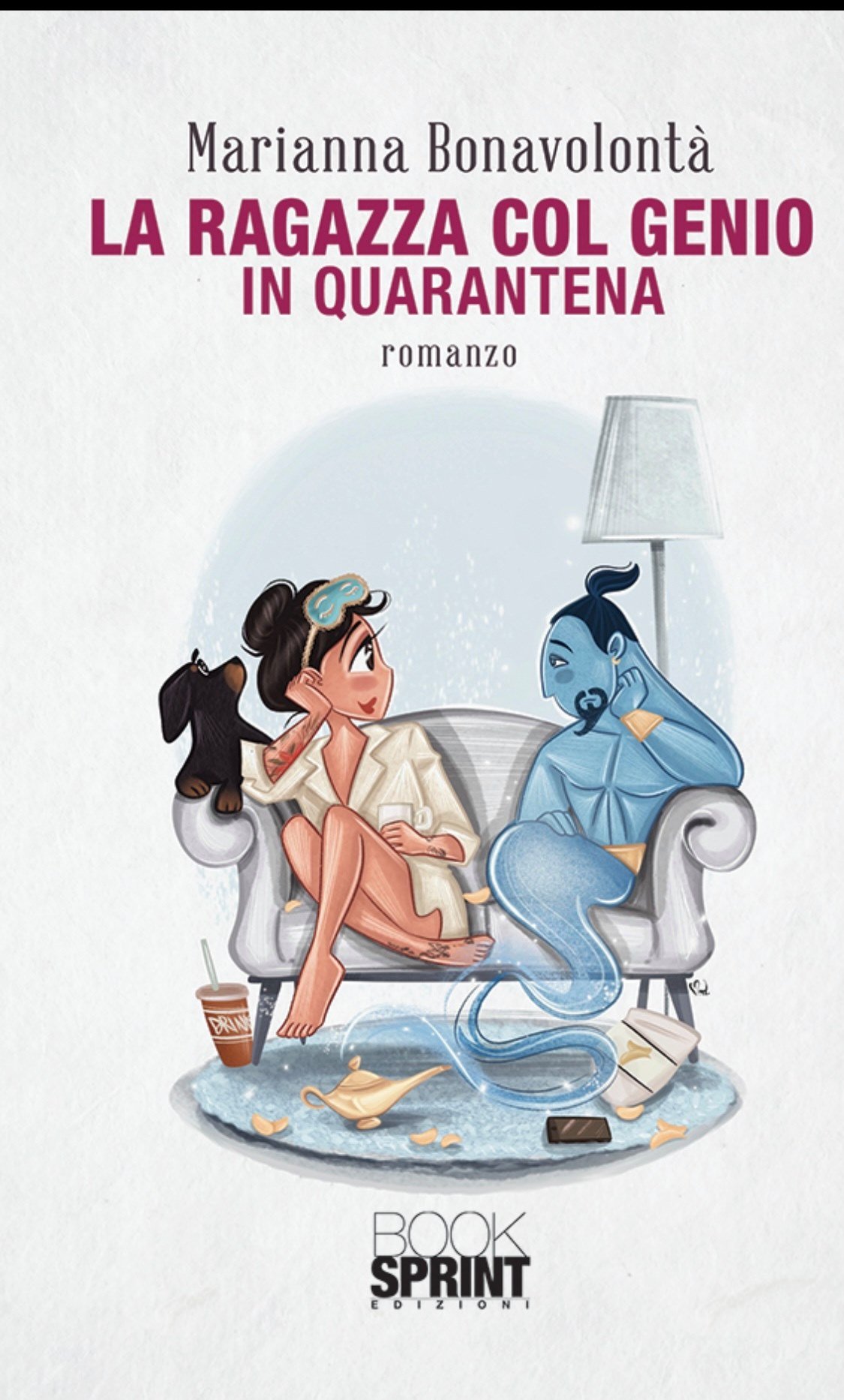‘La ragazza col Genio in quarantena’, libro di Marianna Bonavolontà