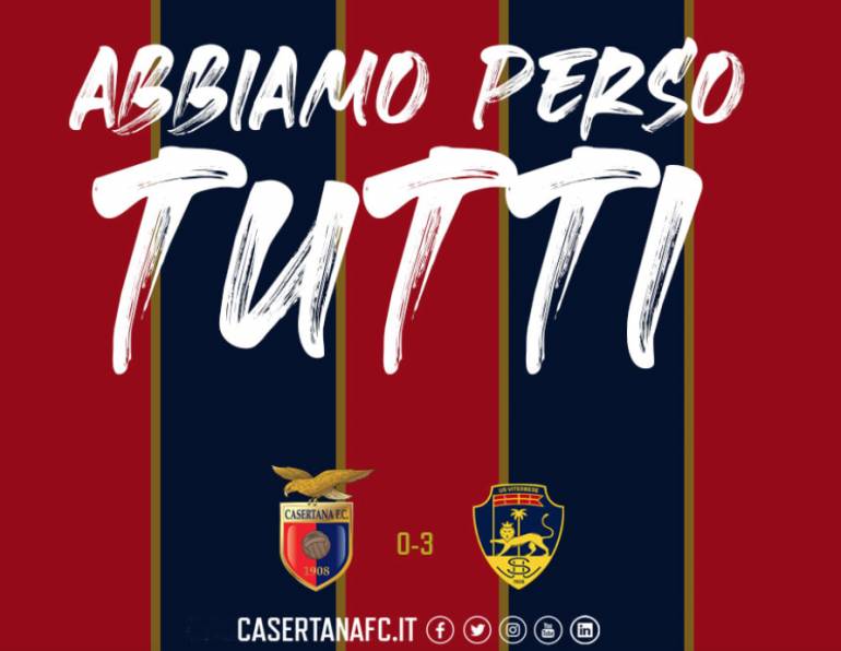 Positivi due calciatori della Casertana scesi in campo ieri