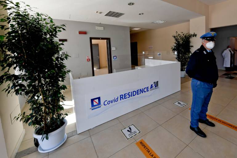 Il covid Center dell’ASL Napoli 1 Centro con 168 posti letto ma ospita solo 3 pazienti