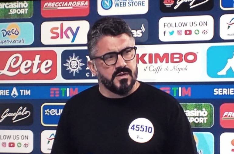 Napoli, Gattuso: ‘Sapevamo che avremmo fatto fatica. Lozano è ritrovato’