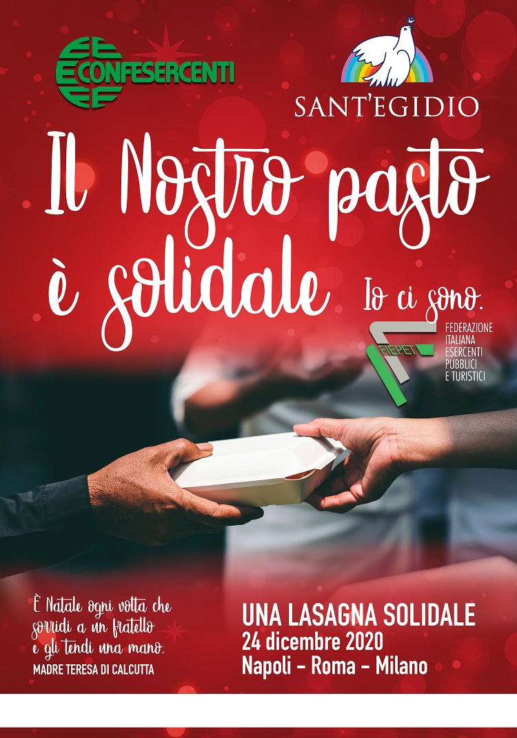 Campania, ecco la lasagna solidale: 1500 pasti per i più poveri per una vigilia di Natale di Fratellenza