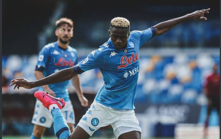 Napoli, Osimhen rientra il 20 dicembre contro la Lazio