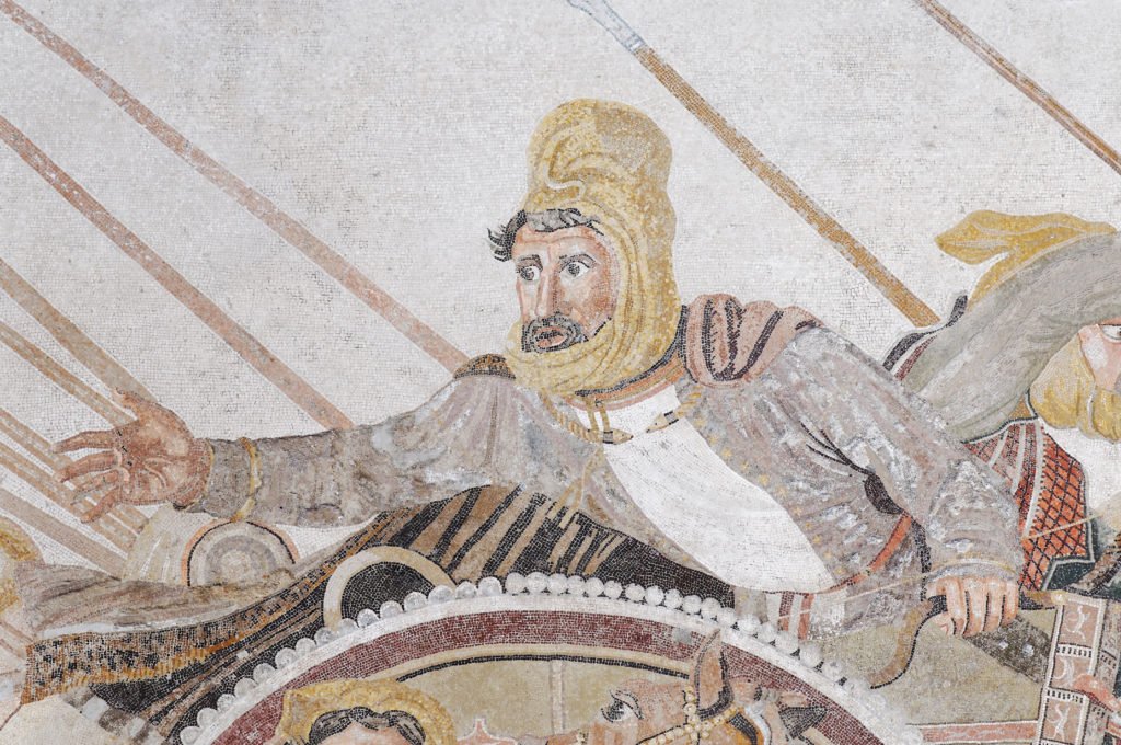 Al via i lavori di restauro del mosaico di Alessandro Magno